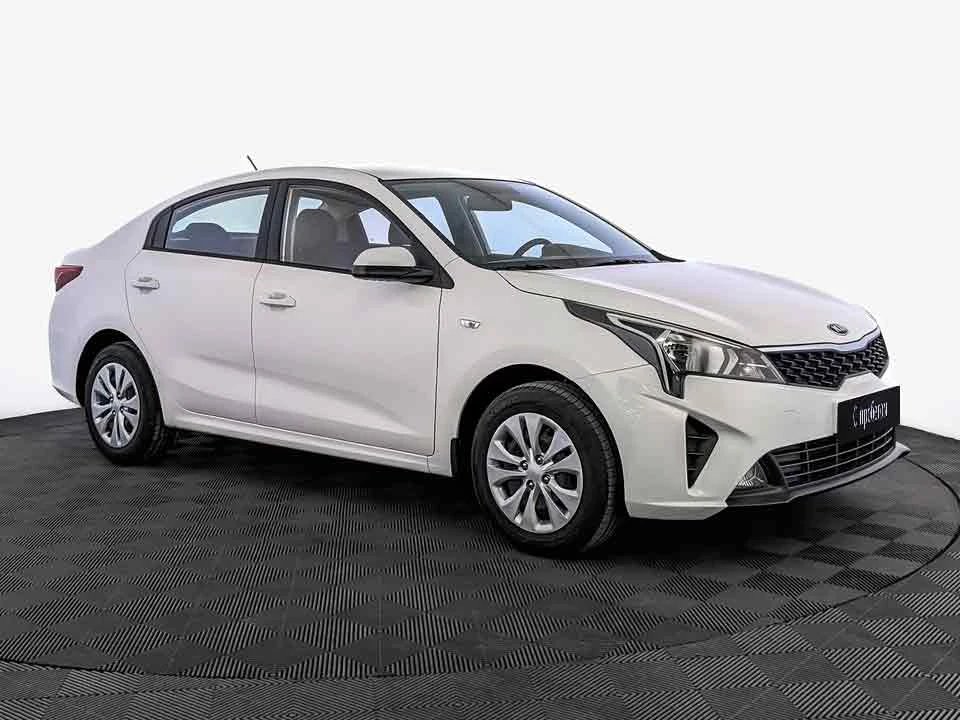 KIA RIO, Белый, 2021, Автоматическая, 123 л.с., цена от 1 232 000 руб.