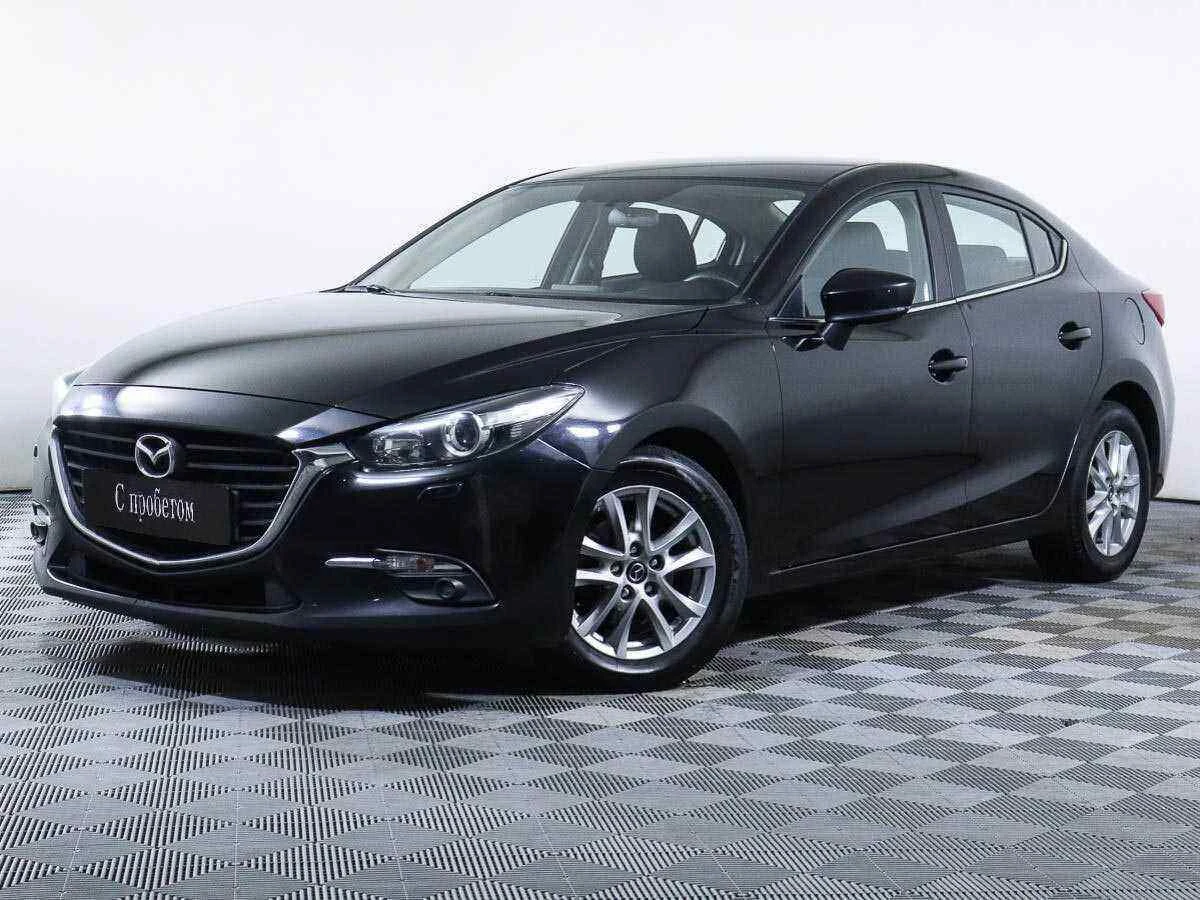 Mazda 3, Черный, 2017, Автоматическая, 120 л.с., цена от 857 000 руб.