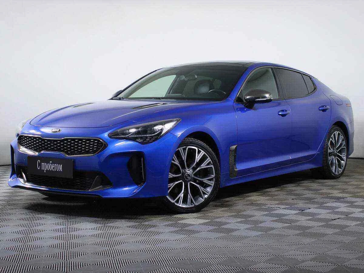 KIA Stinger, Синий, 2018, Автоматическая, 370 л.с., цена от 1 935 000 руб.