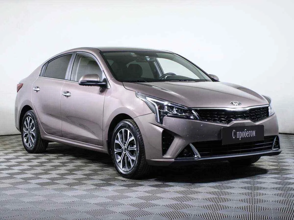 KIA Rio, Коричневый, 2021, Автоматическая, 123 л.с., цена от 1 260 000 руб.