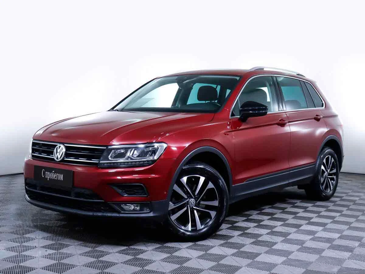 VOLKSWAGEN TIGUAN, Красный, 2019, Робот, 150 л.с., цена от 1 523 200 руб.