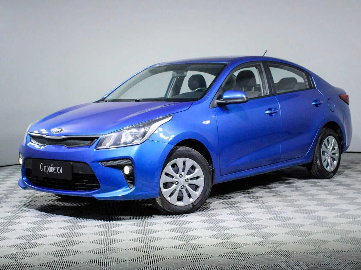 KIA RIO, Синий, 2020, Автоматическая, 123 л.с., цена от 864 000 руб.