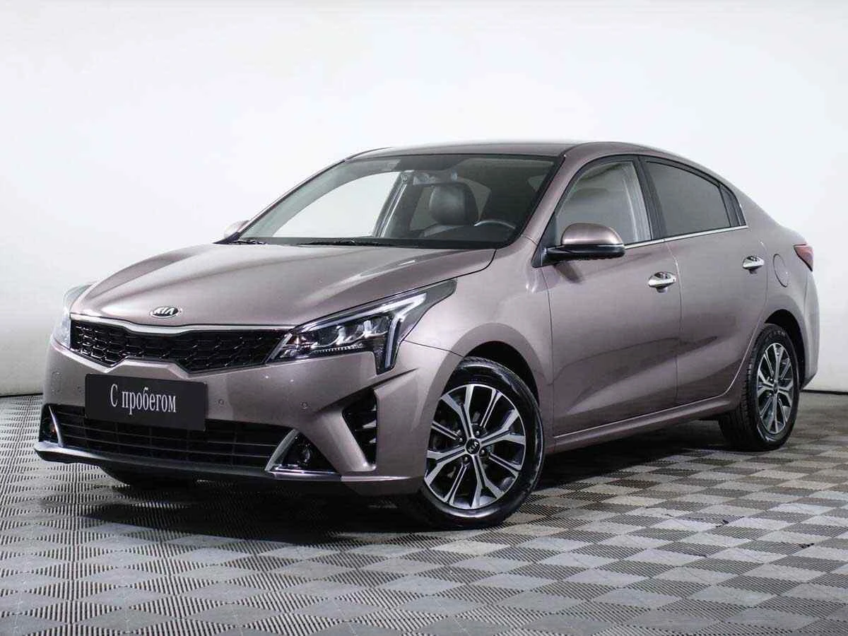 KIA Rio, Коричневый, 2021, Автоматическая, 123 л.с., цена от 1 260 000 руб.