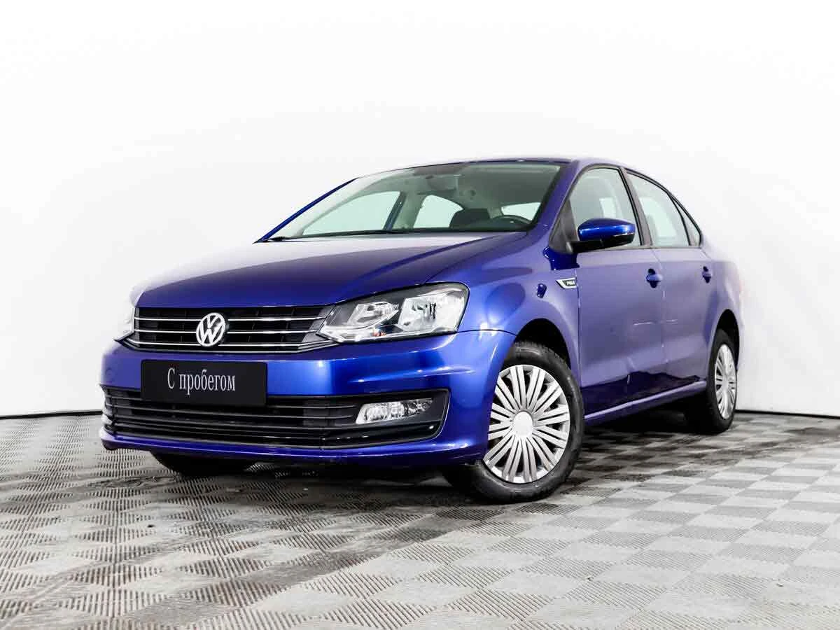 VOLKSWAGEN POLO, Синий, 2019, Автоматическая, 110 л.с., цена от 808 000 руб.