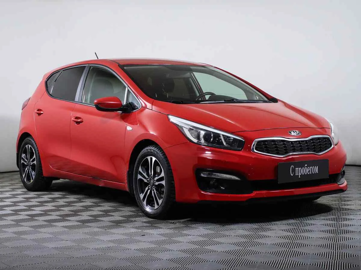 KIA Ceed, Красный, 2015, Автоматическая, 130 л.с., цена от 515 000 руб.