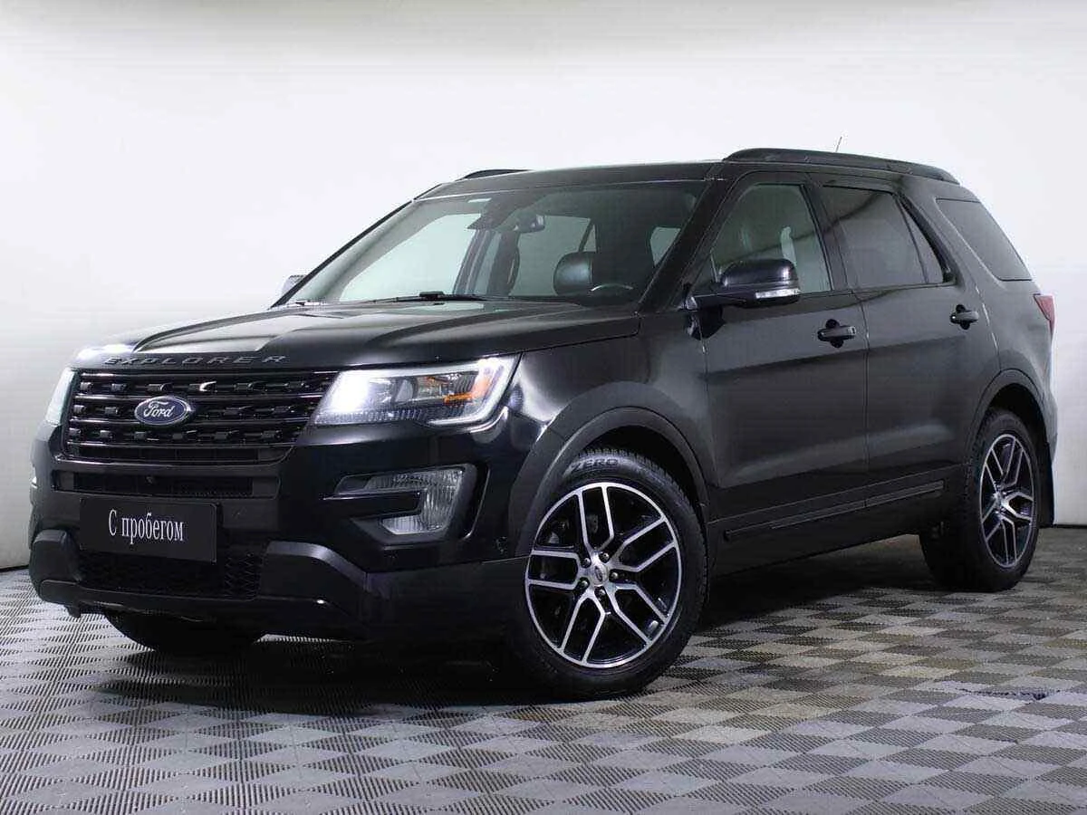 Ford Explorer, Черный, 2016, Автоматическая, 345 л.с., цена от 2 087 000 руб.