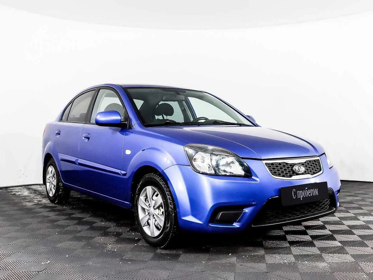 KIA RIO, Синий, 2011, Автоматическая, 95 л.с., цена от 464 000 руб.
