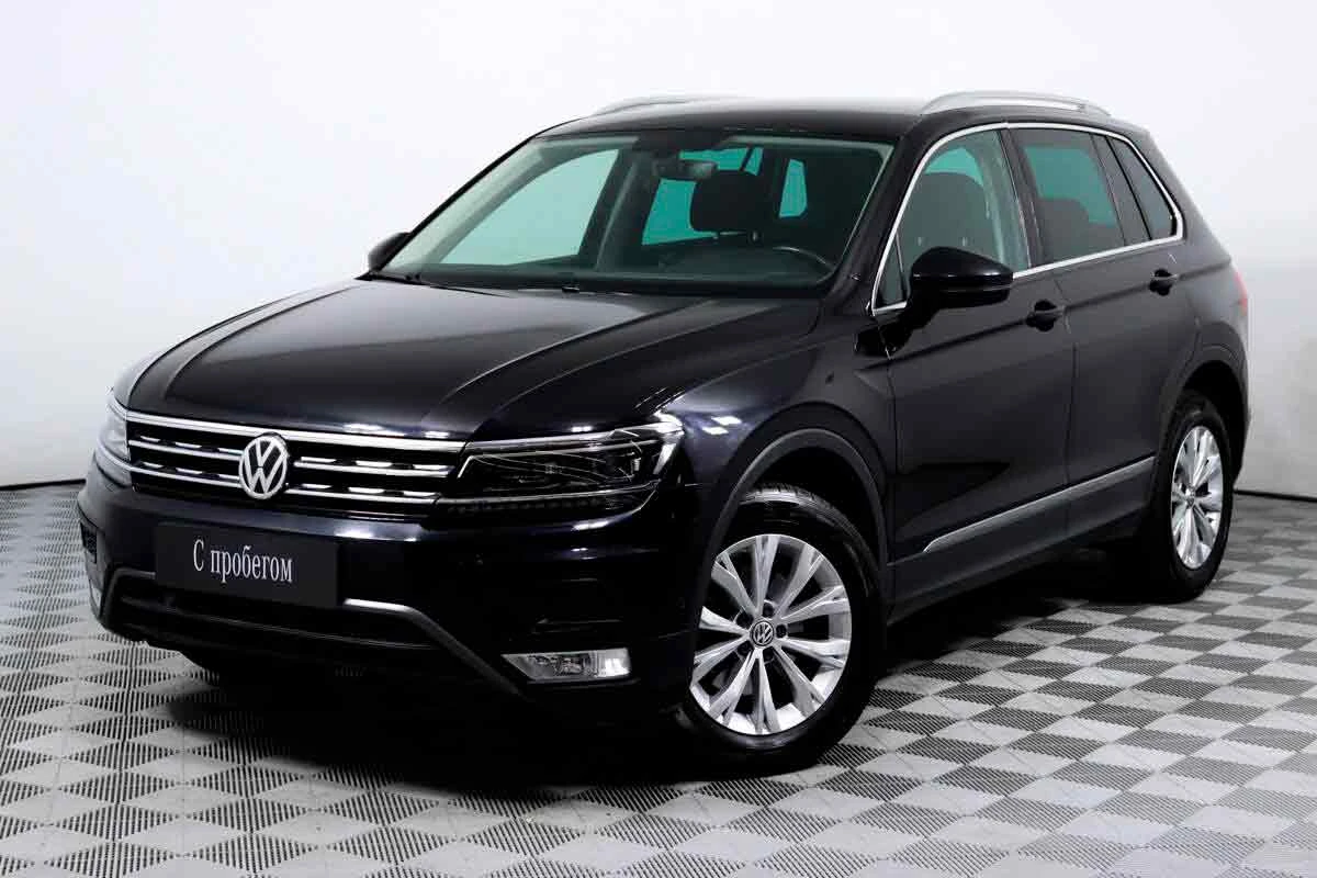 VOLKSWAGEN TIGUAN, Черный, 2017, Робот, 150 л.с., цена от 1 632 000 руб.