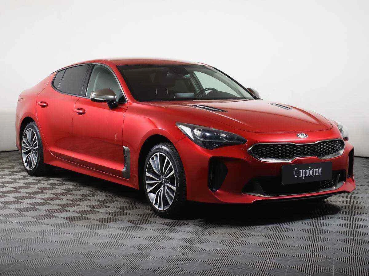 KIA Stinger, Красный, 2018, Автоматическая, 370 л.с., цена от 1 890 000 руб.