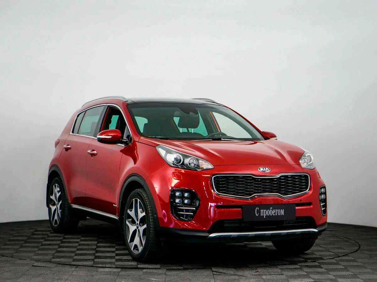 KIA Sportage, Красный, 2016, Робот, 177 л.с., цена от 1 390 800 руб.