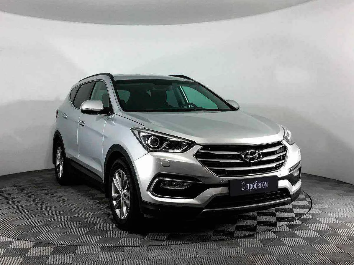 Hyundai Santa Fe, Серебряный, 2017, Автоматическая, 200 л.с., цена от 1 465 000 руб.