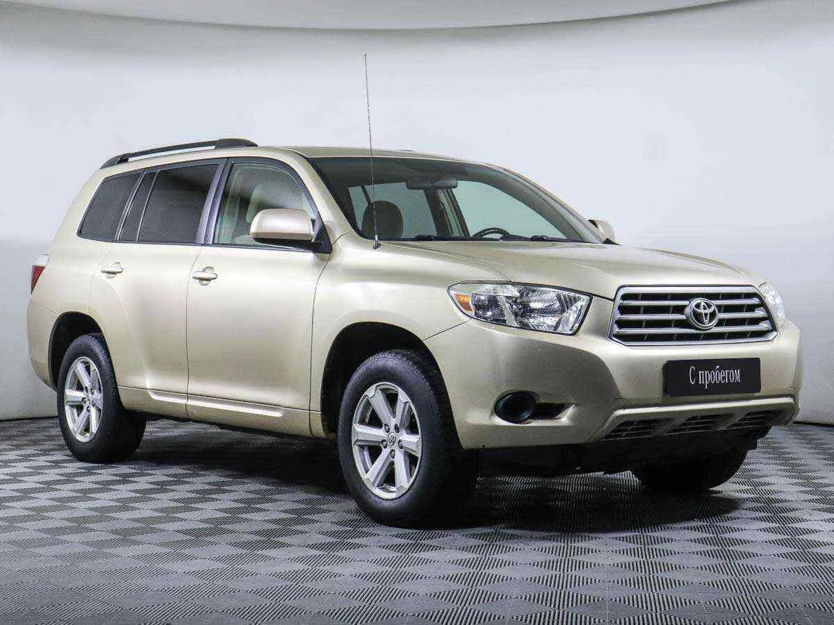 Toyota Highlander, Бежевый, 2009, Автоматическая, 273 л.с., цена от 1 325 000 руб.