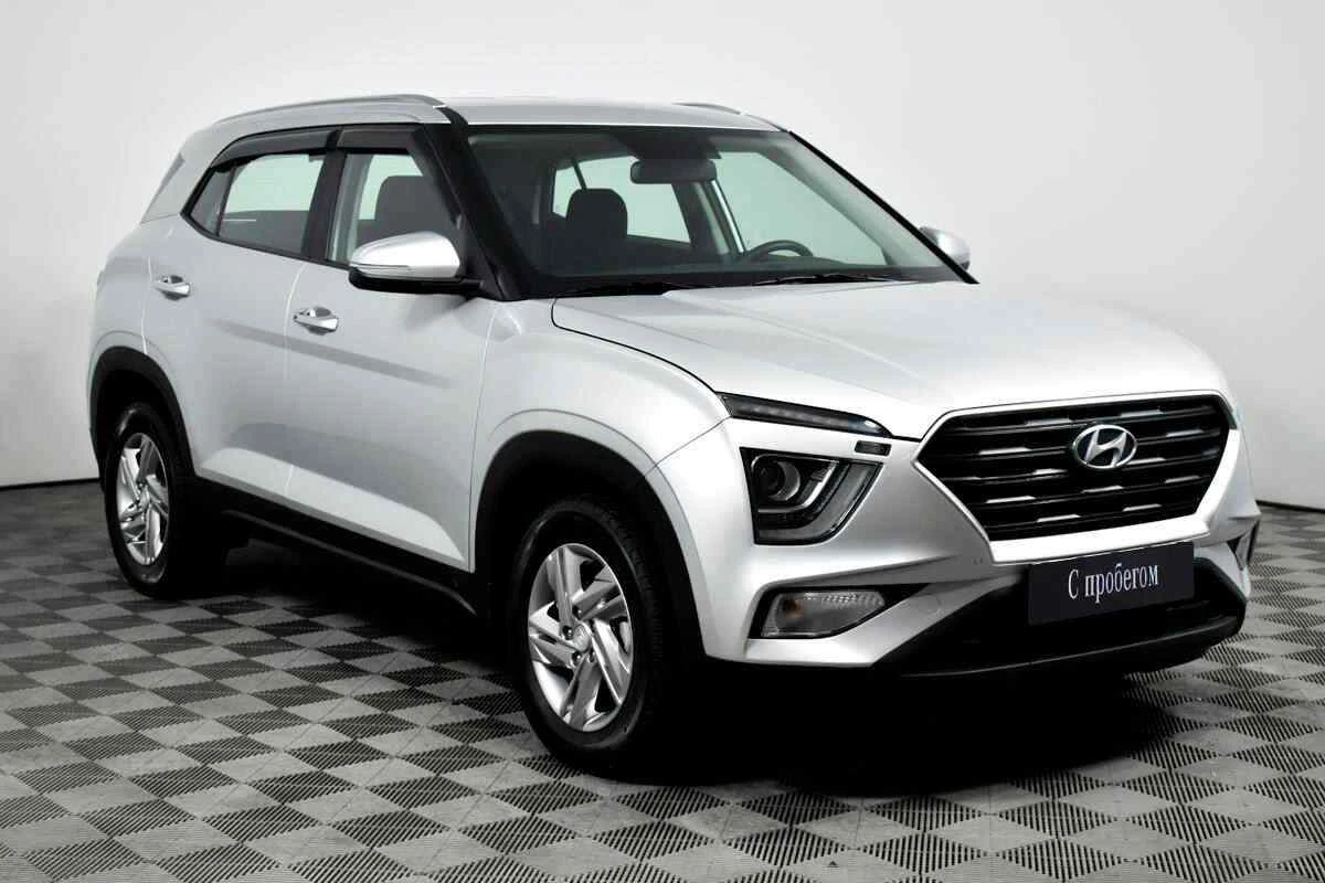 Hyundai Creta, Серебряный, 2022, Автоматическая, 123 л.с., цена от 1 699 000 руб.