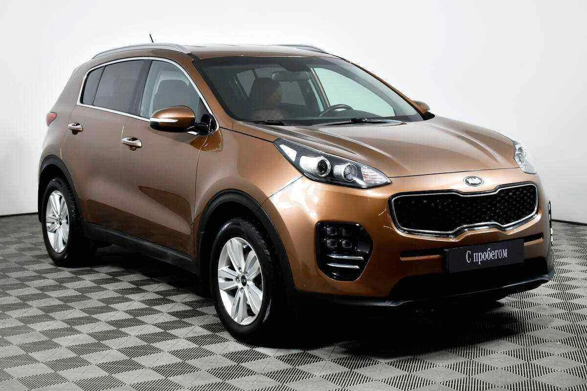 KIA Sportage, Коричневый, 2016, Автоматическая, 150 л.с., цена от 1 295 000 руб.