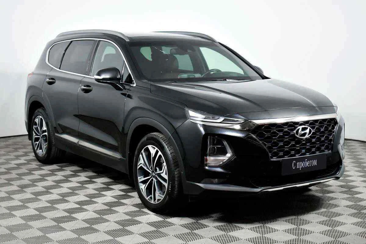 Hyundai Santa Fe, Черный, 2018, Автоматическая, 200 л.с., цена от 1 545 000 руб.