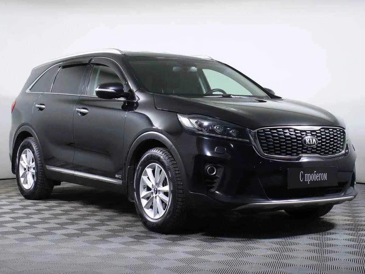 KIA Sorento, Черный, 2019, Автоматическая, 188 л.с., цена от 1 915 000 руб.