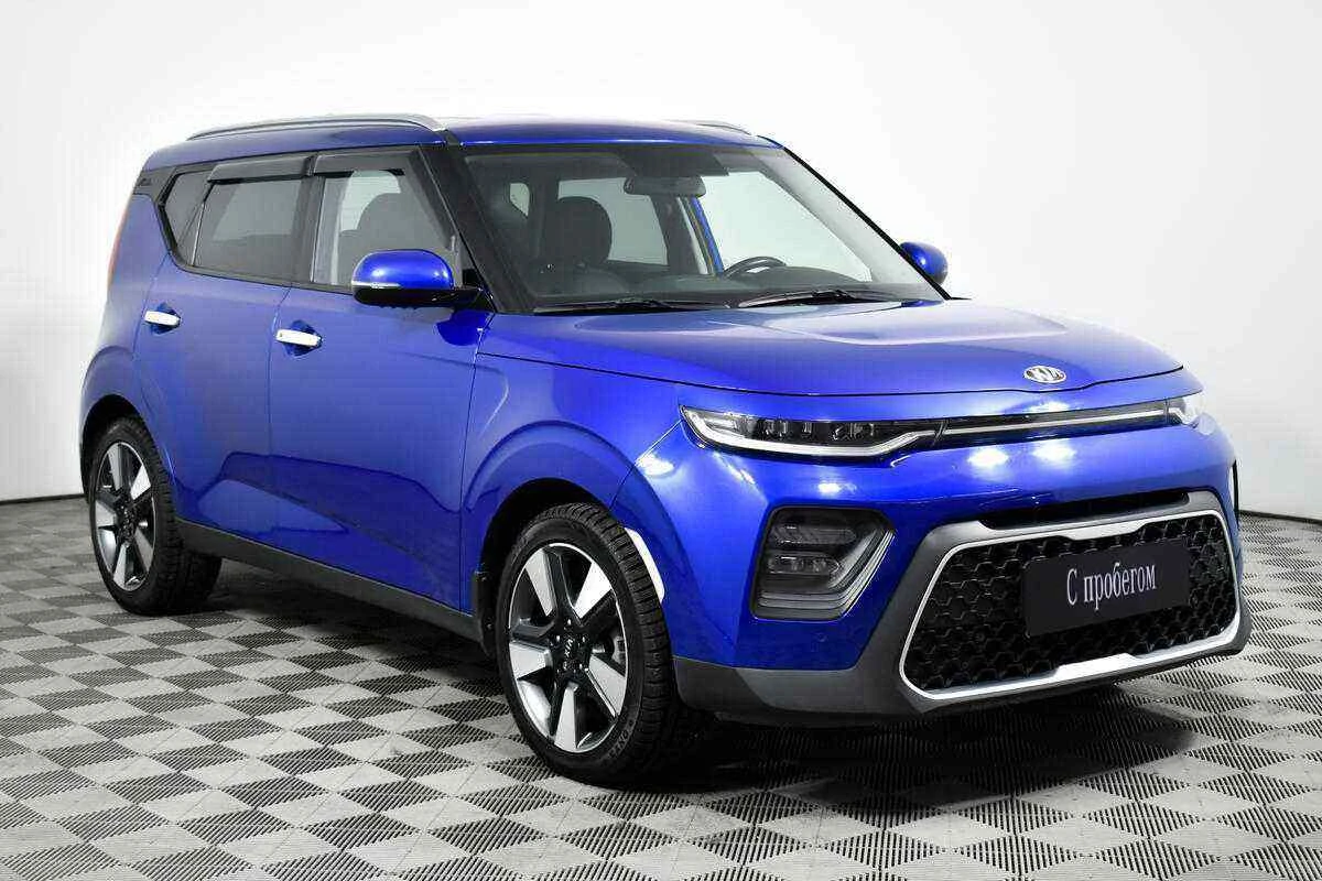KIA Soul, Синий, 2021, Автоматическая, 123 л.с., цена от 1 467 000 руб.