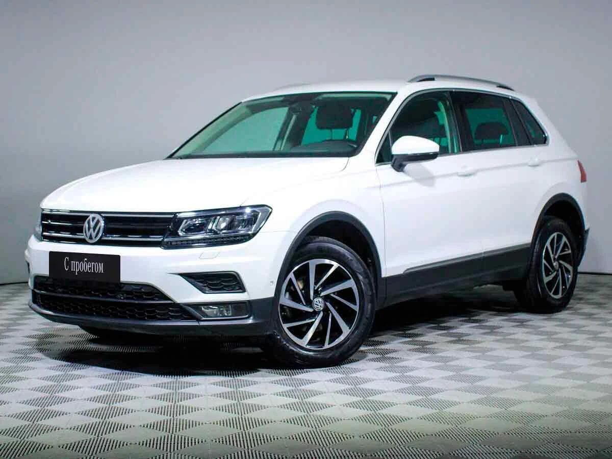 VOLKSWAGEN TIGUAN, Белый, 2018, Робот, 150 л.с., цена от 1 939 200 руб.