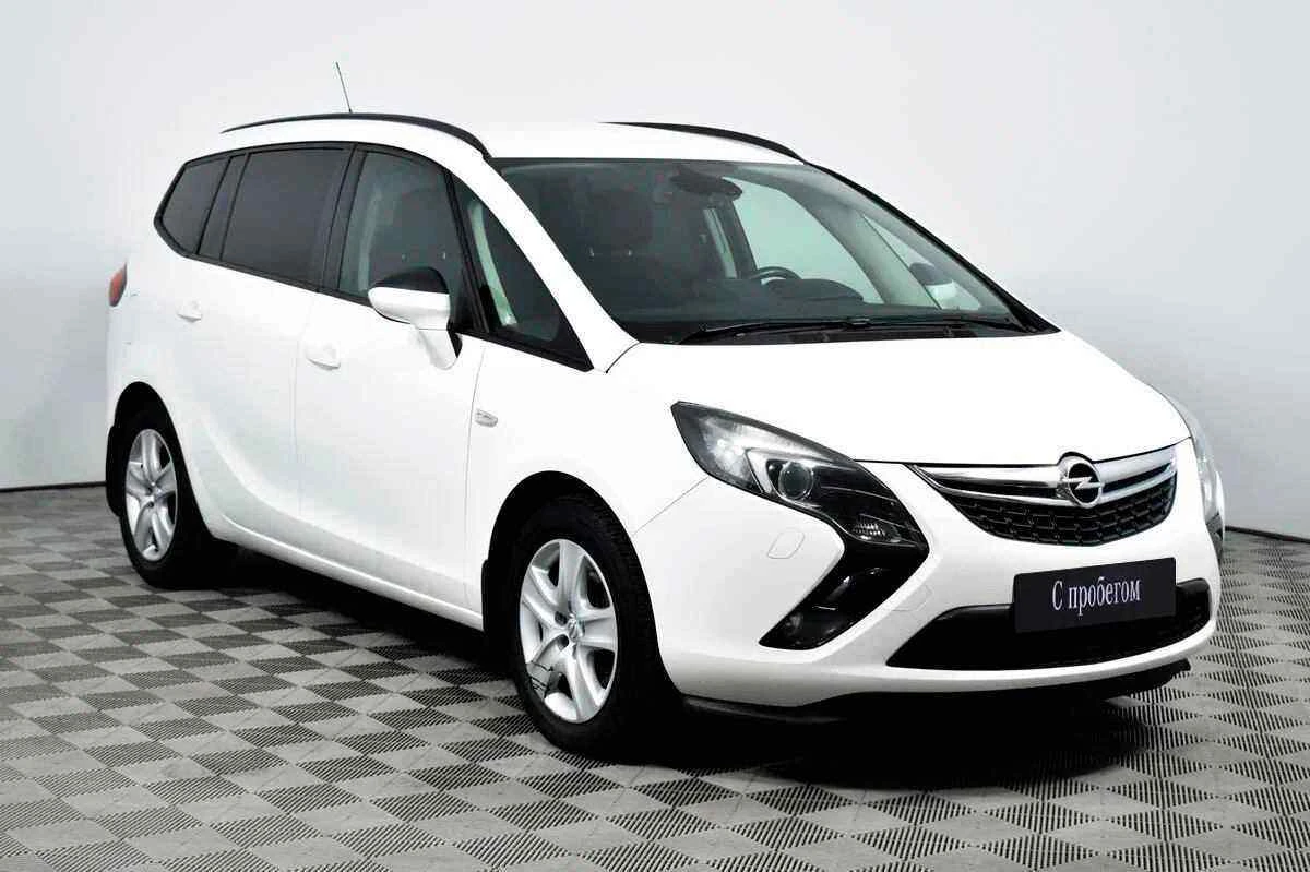 Opel Zafira, Белый, 2014, Автоматическая, 140 л.с., цена от 987 500 руб.