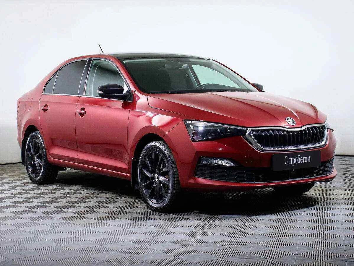 Skoda Rapid, Красный, 2020, Автоматическая, 110 л.с., цена от 840 000 руб.