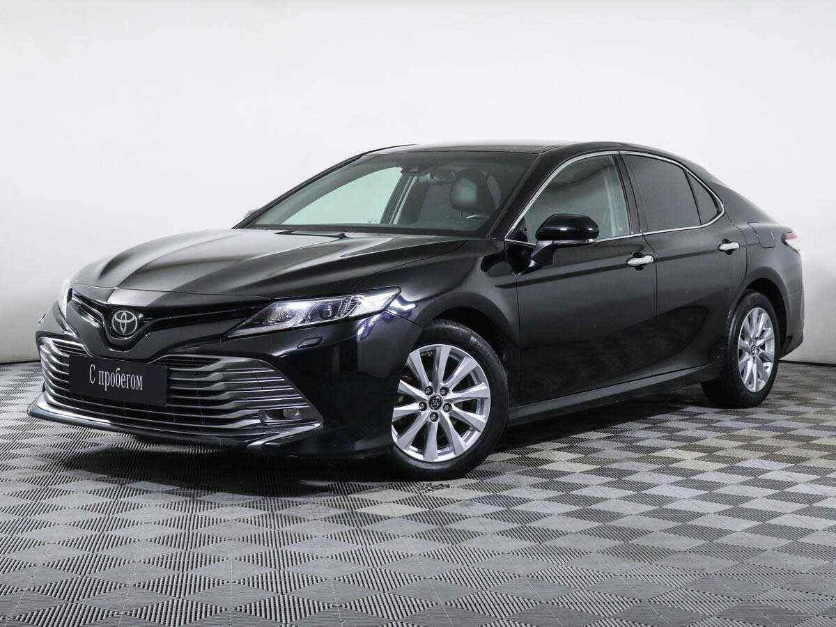 Toyota Camry, Черный, 2018, Автоматическая, 181 л.с., цена от 2 270 000 руб.
