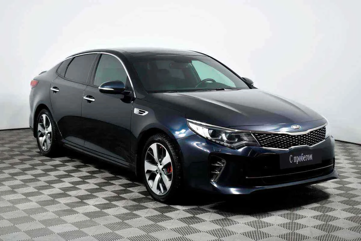 KIA Optima, Синий, 2017, Автоматическая, 245 л.с., цена от 1 254 000 руб.