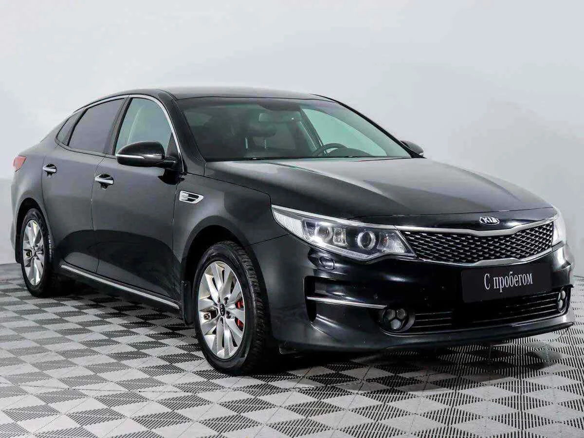 KIA Optima, Черный, 2017, Автоматическая, 188 л.с., цена от 1 202 000 руб.