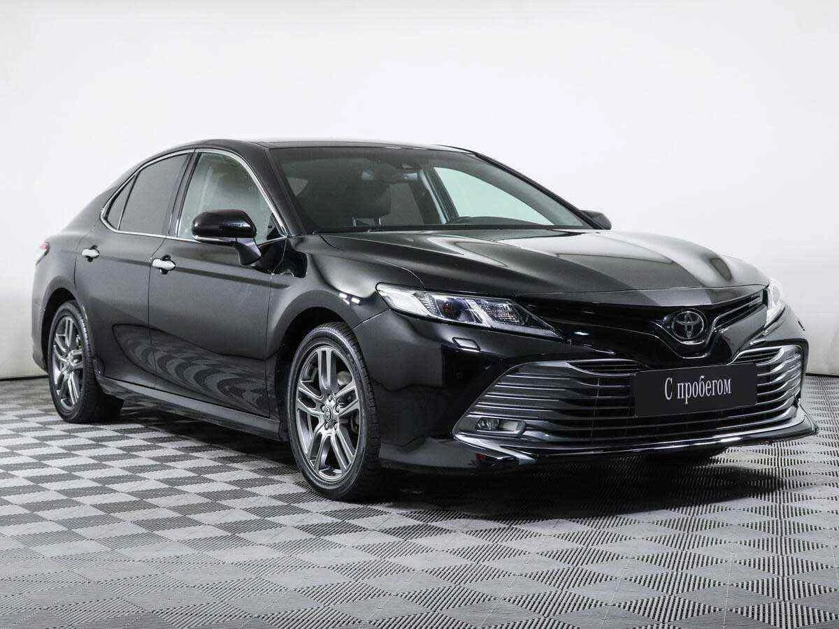 Toyota Camry, Черный, 2018, Автоматическая, 181 л.с., цена от 2 310 000 руб.