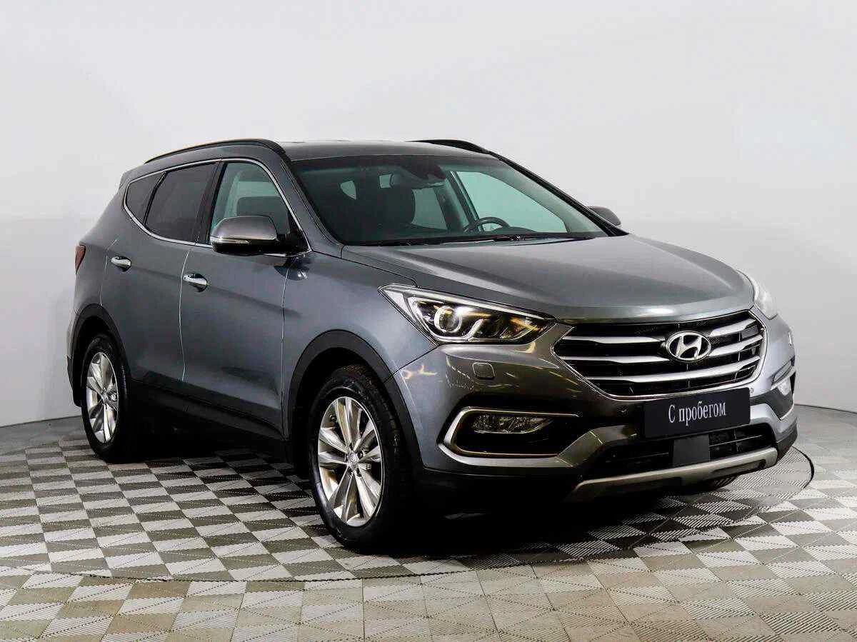 Hyundai Santa Fe, Серый, 2017, Автоматическая, 200 л.с., цена от 1 302 000 руб.