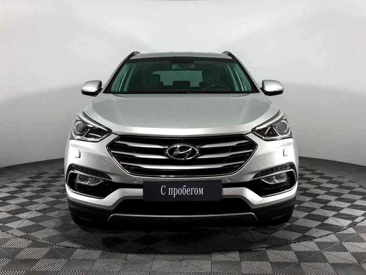 Hyundai Santa Fe, Серебряный, 2017, Автоматическая, 200 л.с., цена от 1 465 000 руб.