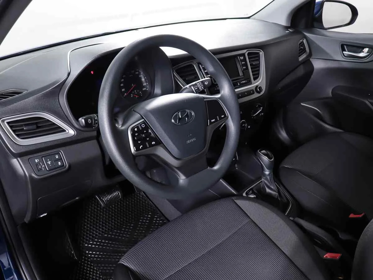 Hyundai Solaris, Синий, 2021, Автоматическая, 123 л.с., цена от 1 119 000 руб.