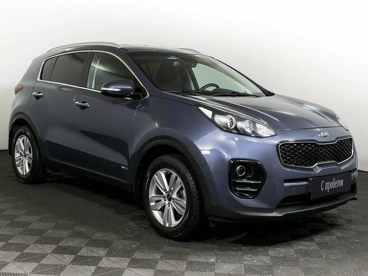 KIA Sportage, Синий, 2016, Автоматическая, 150 л.с., цена от 1 458 000 руб.