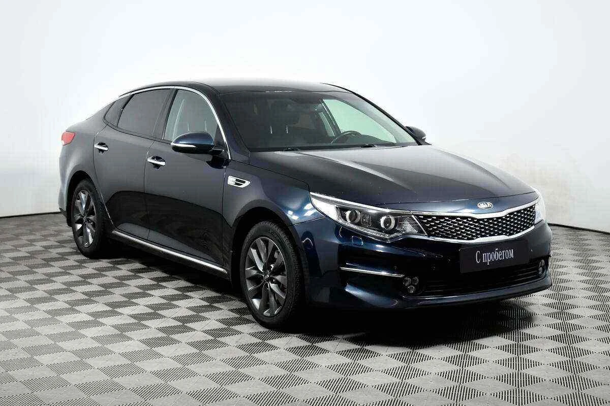 KIA Optima, Синий, 2018, Автоматическая, 188 л.с., цена от 1 450 000 руб.