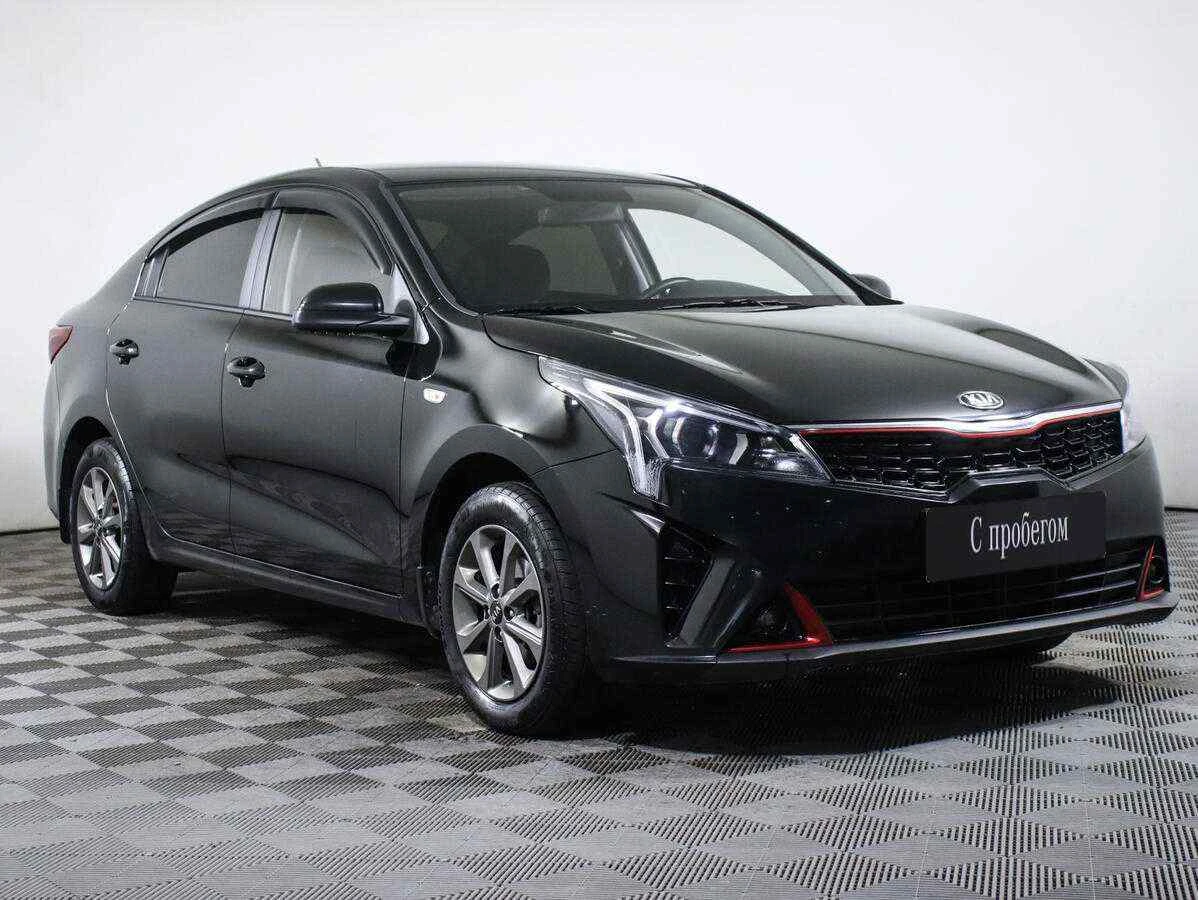 KIA Rio, Черный, 2021, Автоматическая, 123 л.с., цена от 1 129 000 руб.