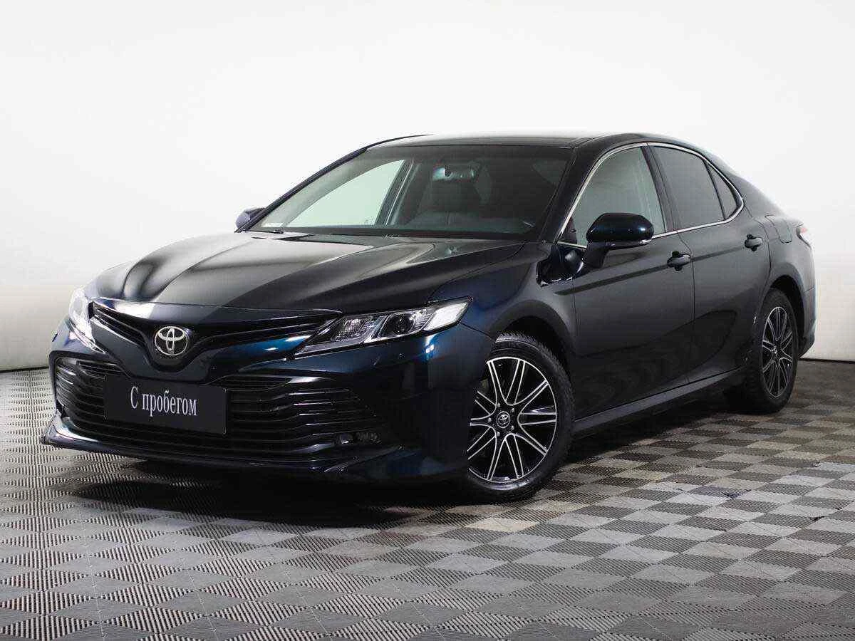 Toyota Camry, Синий, 2018, Автоматическая, 181 л.с., цена от 1 579 000 руб.