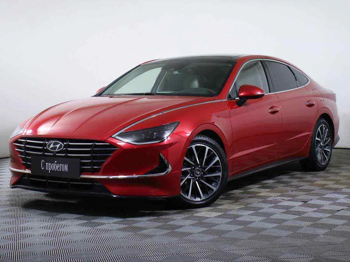 Hyundai Sonata, Красный, 2021, Автоматическая, 180 л.с., цена от 2 095 000 руб.