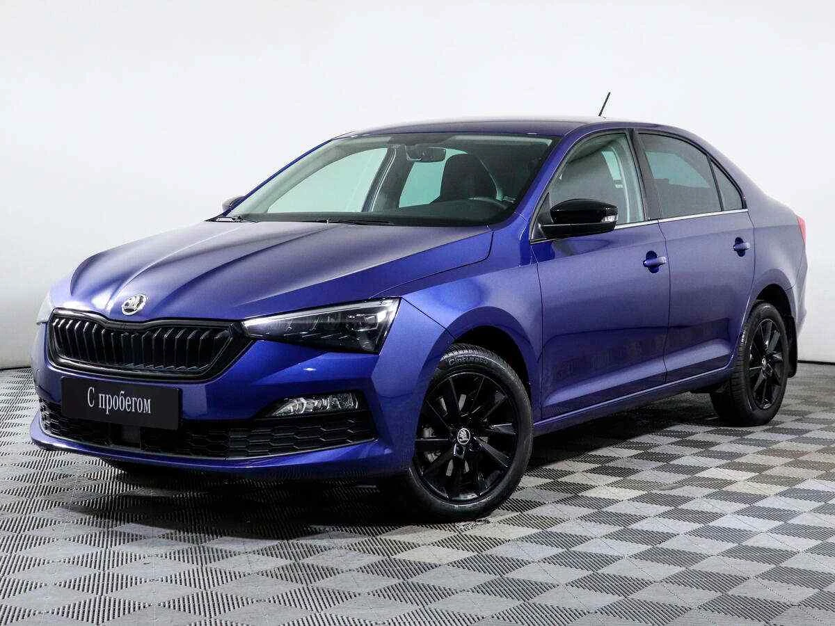 Skoda Rapid, Синий, 2021, Автоматическая, 110 л.с., цена от 1 250 000 руб.