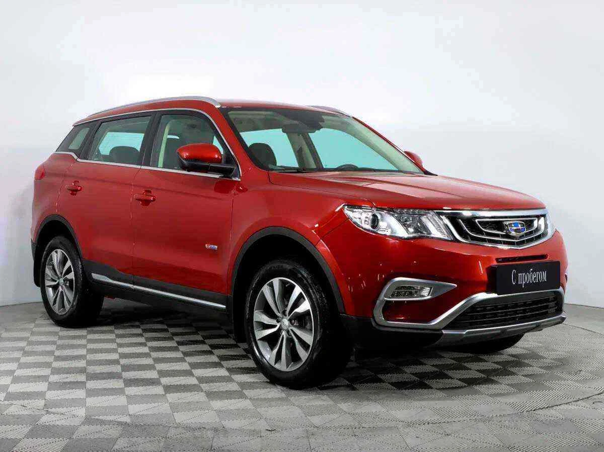 Geely Atlas, Красный, 2020, Автоматическая, 184 л.с., цена от 1 526 000 руб.