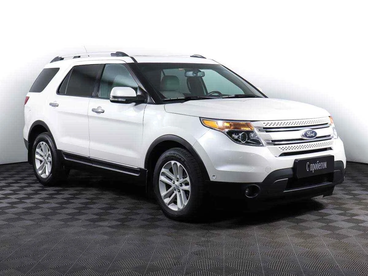 Ford Explorer, Белый, 2012, Автоматическая, 249 л.с., цена от 973 000 руб.