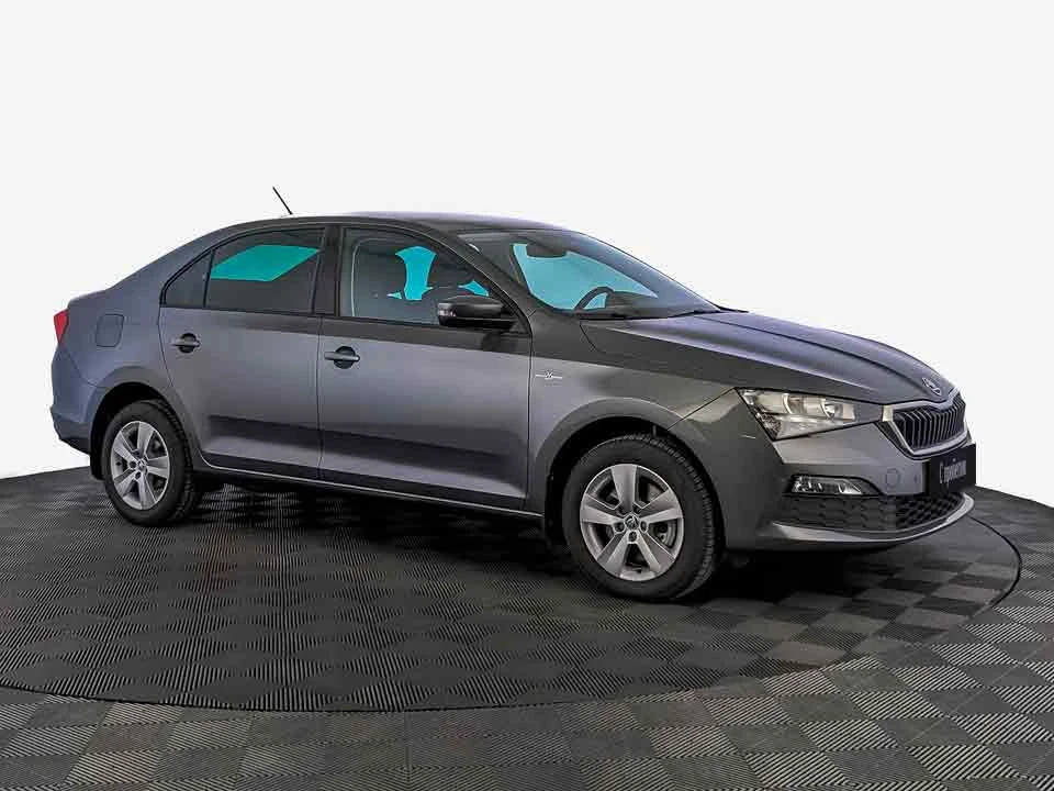 SKODA RAPID, Серый, 2021, Автоматическая, 110 л.с., цена от 1 276 800 руб.