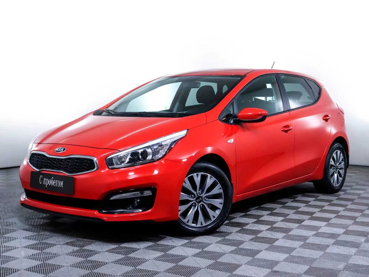 KIA CEED, Красный, 2016, Автоматическая, 130 л.с., цена от 816 000 руб.
