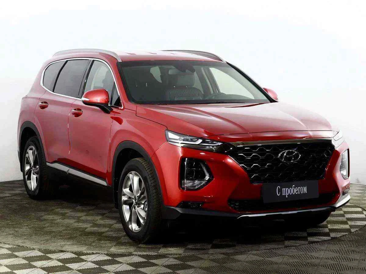 Hyundai Santa Fe, Красный, 2020, Автоматическая, 249 л.с., цена от 2 500 000 руб.