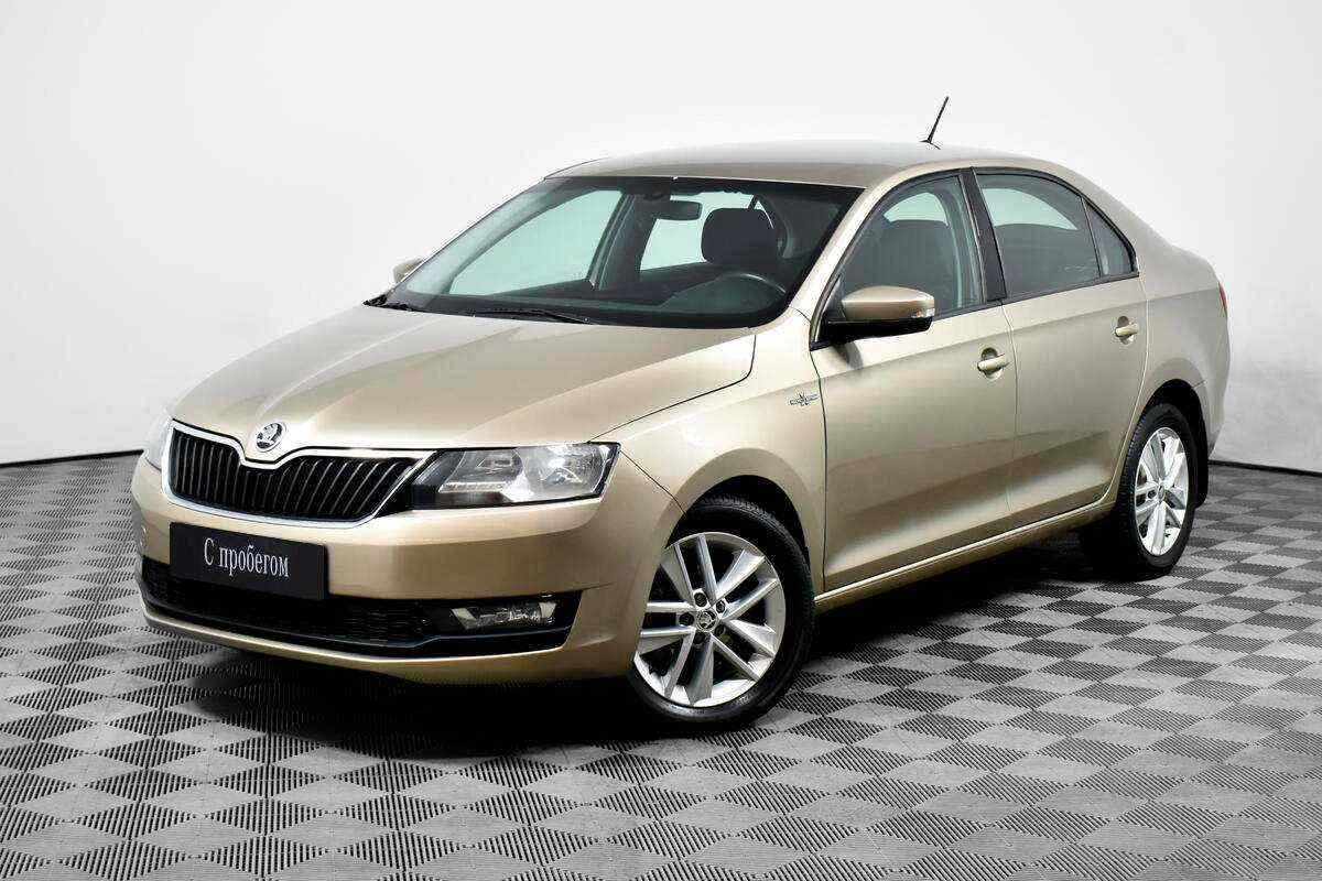 Skoda Rapid, Бежевый, 2018, Автоматическая, 110 л.с., цена от 590 000 руб.