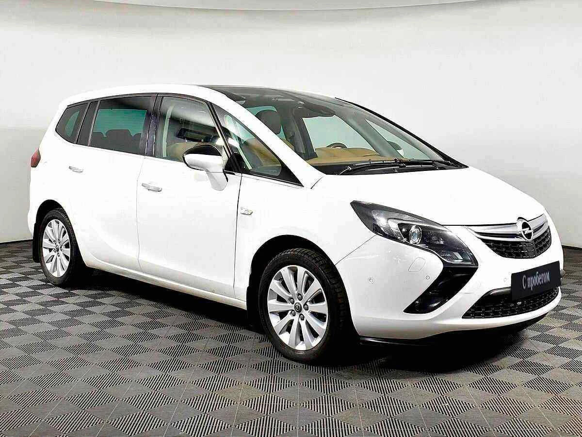 Opel Zafira, Белый, 2013, Автоматическая, 140 л.с., цена от 874 800 руб.