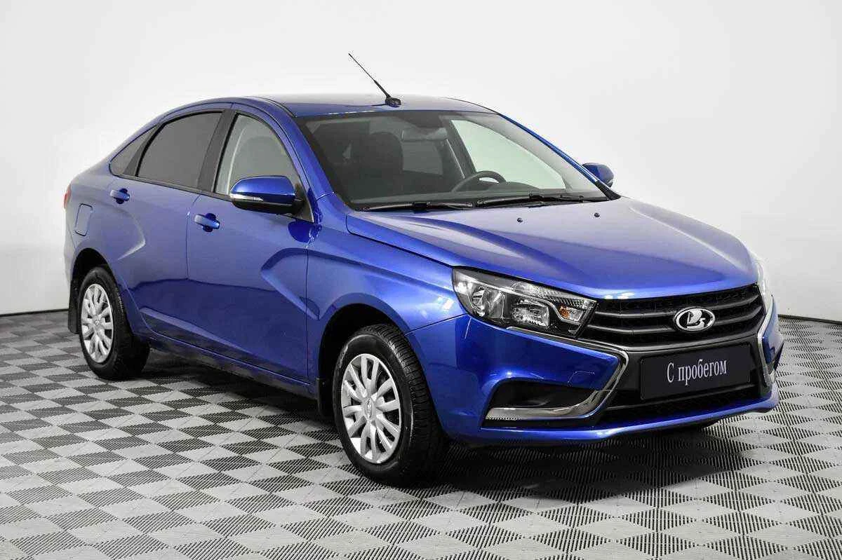LADA Vesta, Синий, 2021, Механическая, 106 л.с., цена от 529 000 руб.
