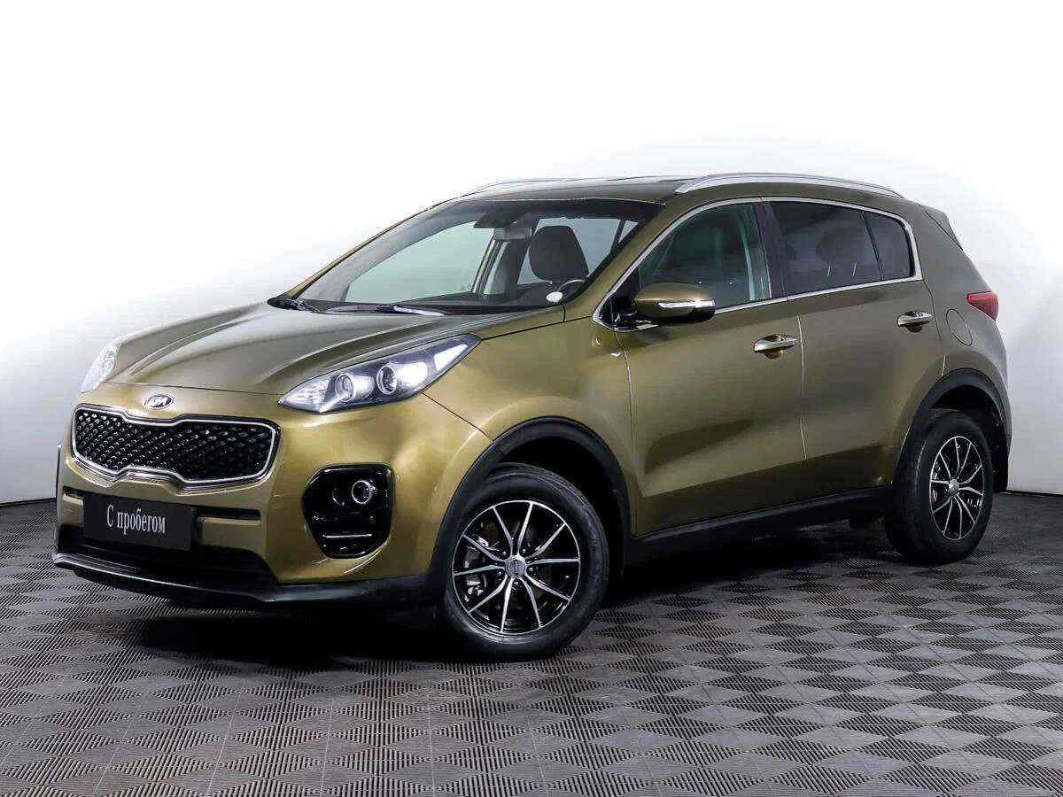 KIA Sportage, Зеленый, 2016, Автоматическая, 150 л.с., цена от 1 297 500 руб.