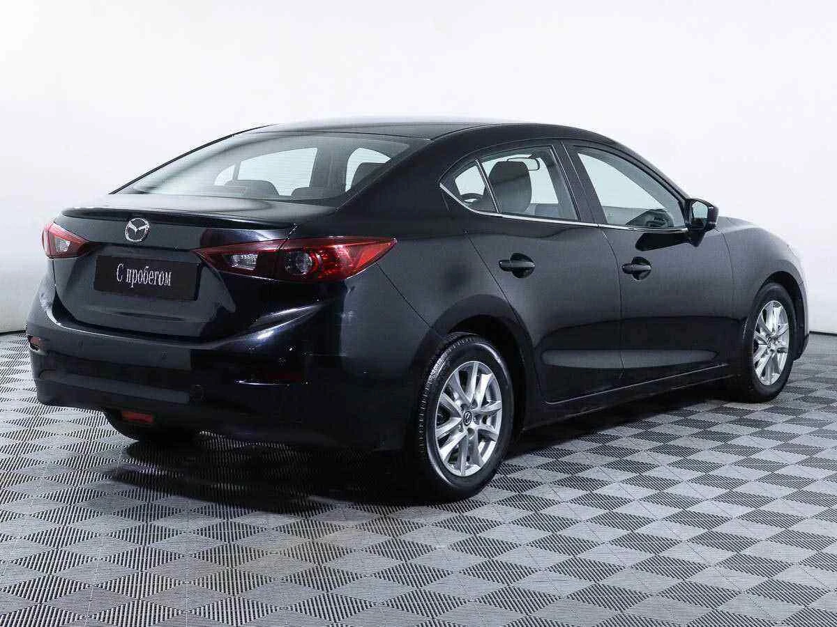 Mazda 3, Черный, 2017, Автоматическая, 120 л.с., цена от 857 000 руб.
