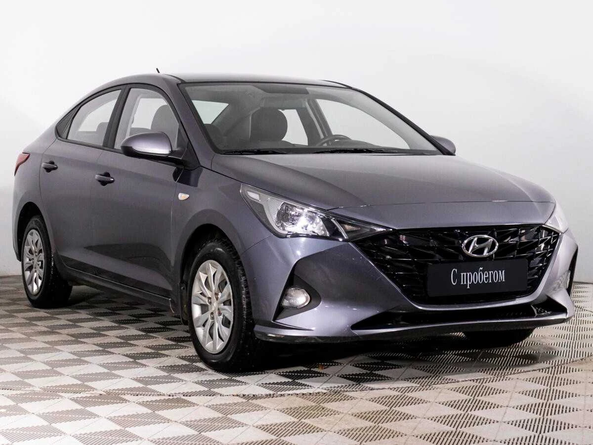 HYUNDAI SOLARIS, Серый, 2021, Автоматическая, 123 л.с., цена от 904 000 руб.