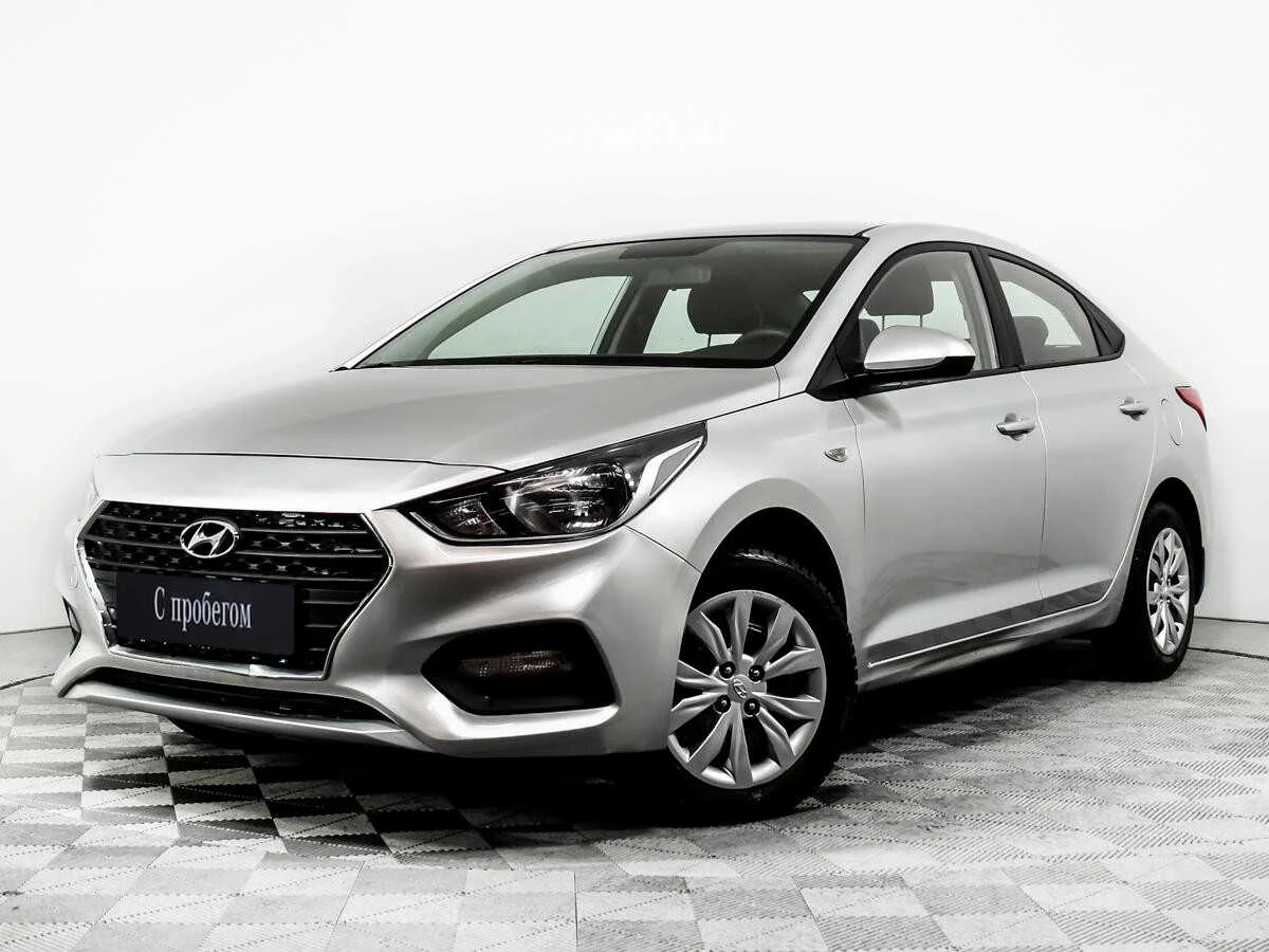 HYUNDAI SOLARIS, Серебряный, 2018, Механическая, 100 л.с., цена от 624 000 руб.