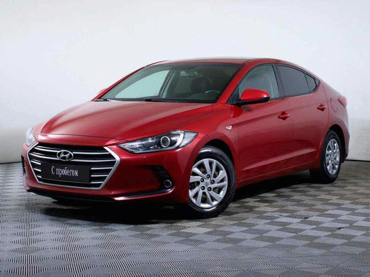 Hyundai Elantra, Красный, 2017, Автоматическая, 128 л.с., цена от 895 000 руб.